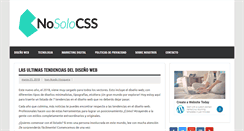 Desktop Screenshot of nosolocss.com