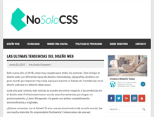 Tablet Screenshot of nosolocss.com